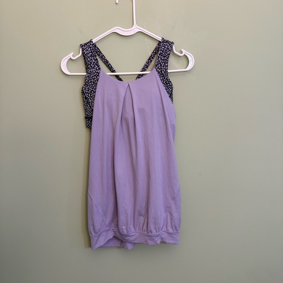 LULULEMON Nouveau No Limits Purple
Workout/Gym Tank Top w/Built in bra size 4 - Picture 3 of 8